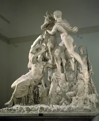 The Farnese Bull, Roman Copy of a Greek Original by Apollonios of Tralles